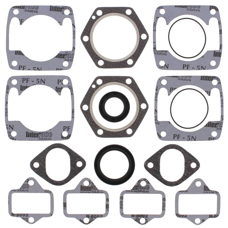 Vertex Gaskets Jlo-cuyuna 2F400/2 6 Bolt Head Electric FC/2 Complete Gasket Kit w/ Oil Seals