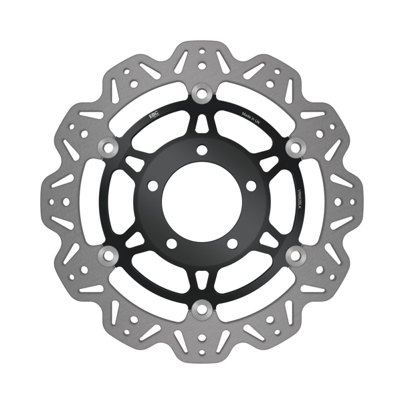 EBC 03-04 Triumph Hinckley Daytona 600 Front Left/Right Vee Floating Black Rotor