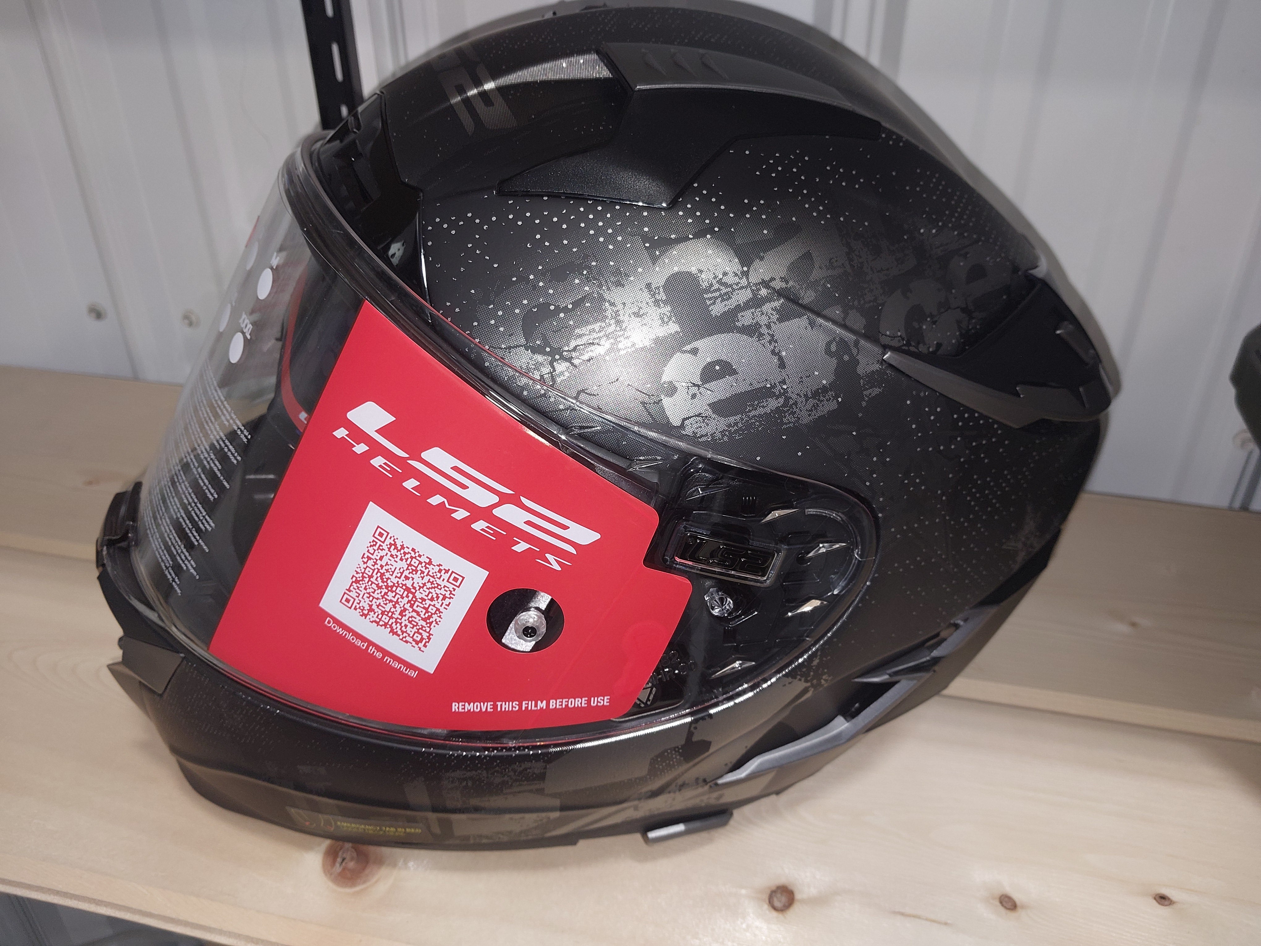LS2 Challenger GT Flex Helmet - Matte Black, XS