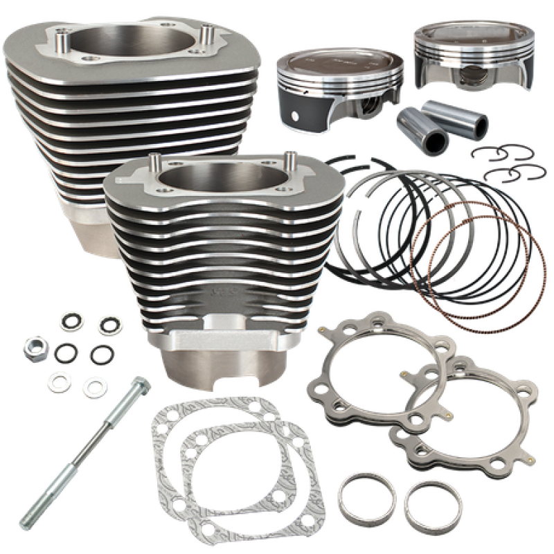 S&S Cycle 07-15 BT 4 1/8in Bore Cylinder & Piston Kit