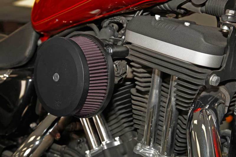 K&N Street Metal Intake System Black for Harley Davidson