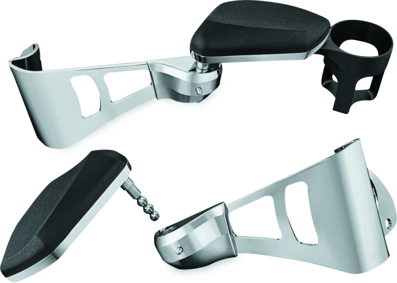 Kuryakyn Passenger Armrests 14-23 Touring Models Chrome