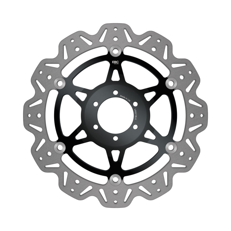 EBC 08-15 Aprilia Dorsoduro 750 ABS Front Left/Right Vee Floating Black Rotor