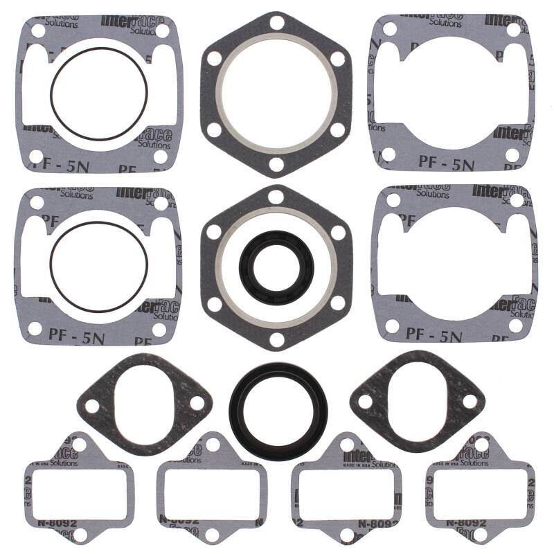 Vertex Gaskets Jlo-cuyuna 2F440/2 6 Bolt Head Electric FC/2 Complete Gasket Kit w/ Oil Seals