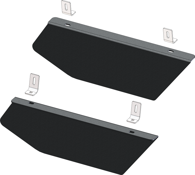 KFI 20-23 Honda Talon1000-4 Rear Lower Door Panel Kit Black