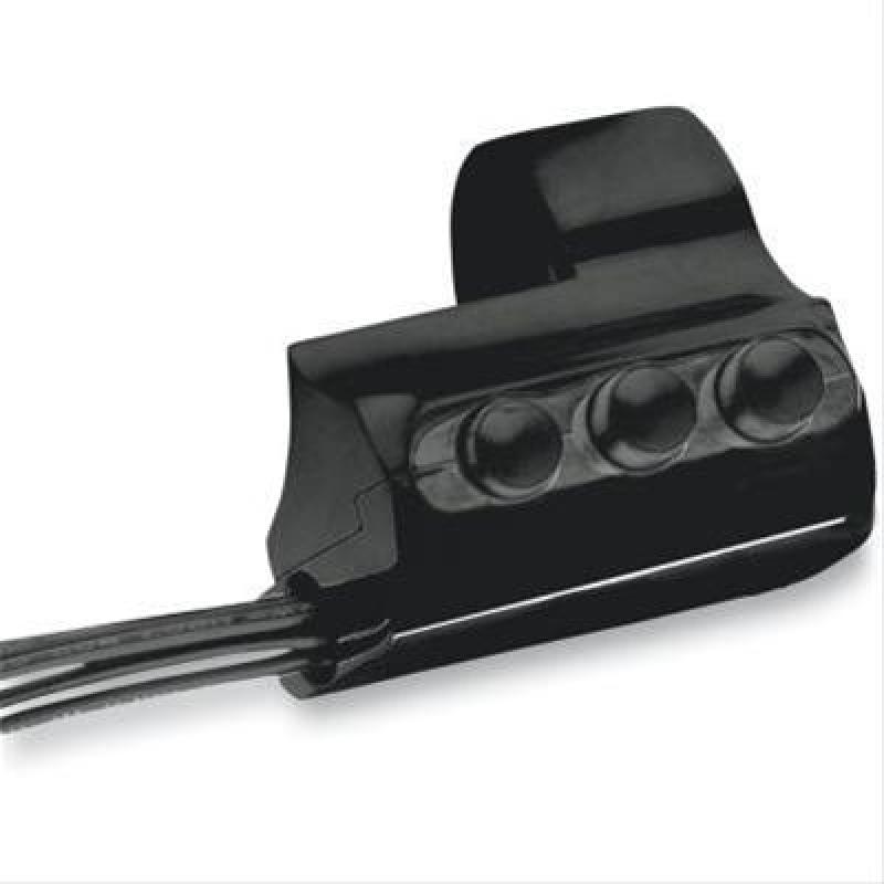 Performance Machine Switch Assy 3 Button Lt Sd - Black Ano