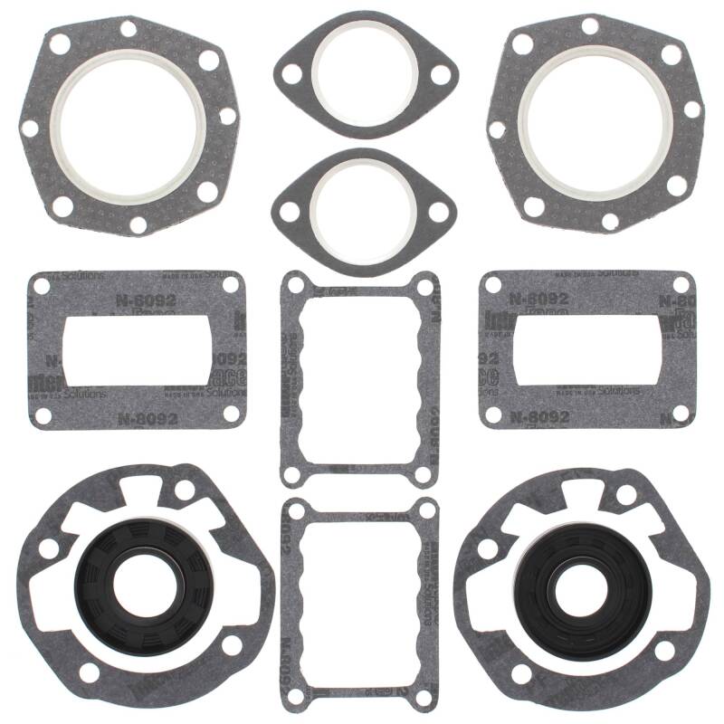 Vertex Gaskets Ccw kioritz KEC 340 Reed Valve FC/2 Complete Gasket Kit w/ Oil Seals
