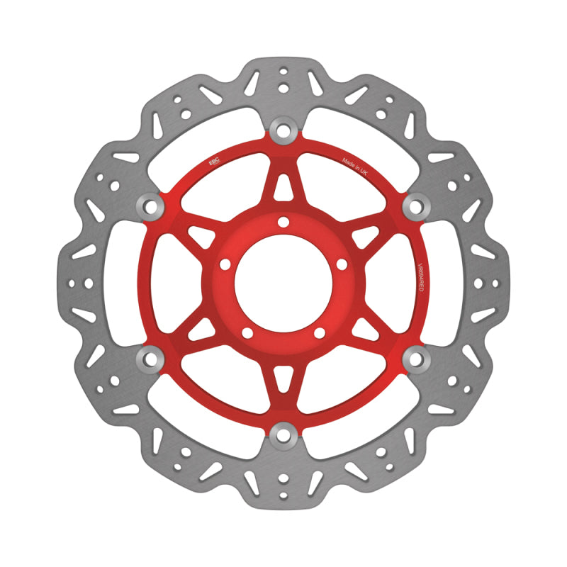 EBC 2008 Ducati Desmosedici RR D16RR/989cc Front Left/Right Vee Floating Red Rotor