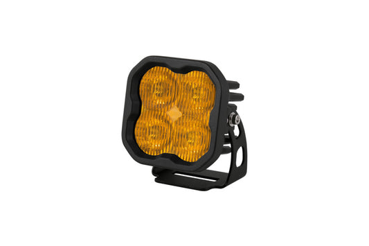 Diode Dynamics SS3 LED Pod Max - Yellow SAE Fog Standard (Single)