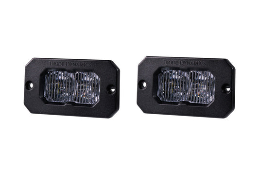 Diode Dynamics Stage Series 2 In LED Pod Sport - White Fog Flush WBL (Pair)