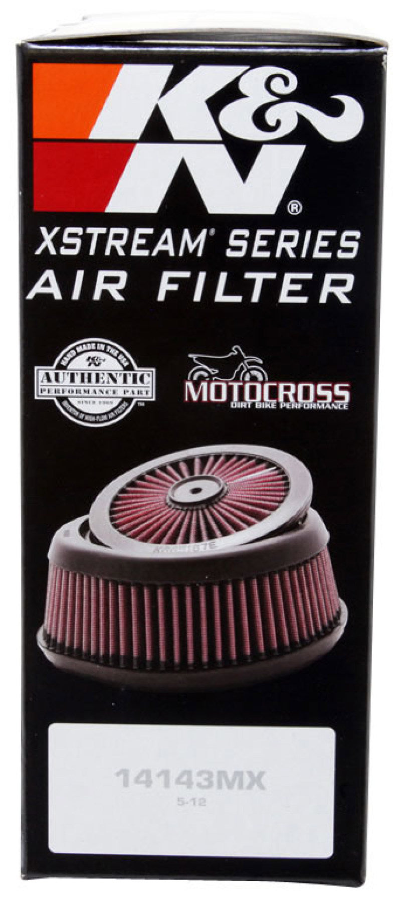 K&N XStream Motorcross Replacement Air Filter-2013 HONDA CRF450R 449