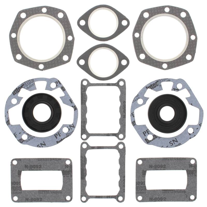 Vertex Gaskets Ccw kioritz KEC 440 Reed Valve 22 Late FC/2 Complete Gasket Kit w/ Oil Seals