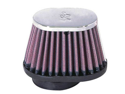 K&N Filter Universal Clamp-On Filter 2in Flange / 2-23/32in Base / 3in x 2in Top / 2-3/4in Height