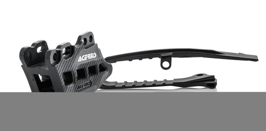 Acerbis 18+ Suzuki RMZ250/ RMZ450 Chain Guide/Slider Kit 2.0 - Black