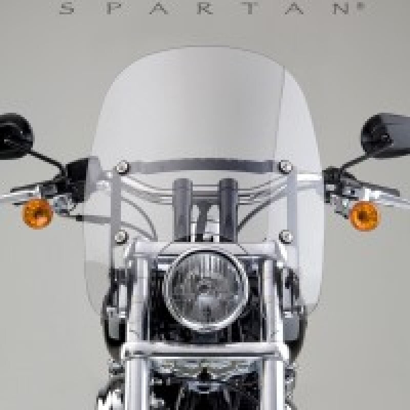 National Cycle 06-17 HD FX Glide/ 83-05 FX/ 84-13/18-22 FX Softail Spartan Windshield 17 in.-Clear