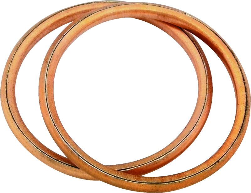 Bikers Choice 66-84 Shovelhead Choice Round Copper Exhaust Gaskets Pr