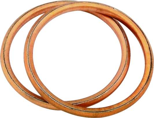 Bikers Choice 66-84 Shovelhead Choice Round Copper Exhaust Gaskets Pr