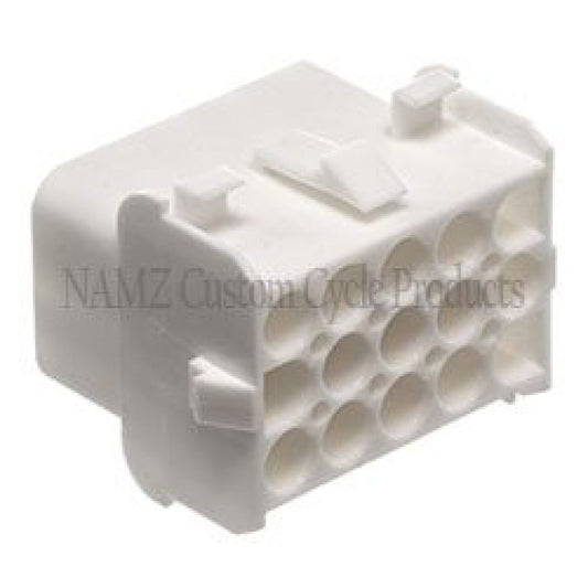 NAMZ AMP Mate-N-Lock 15-Position Male Wire Cap Connector w/Wire Seal