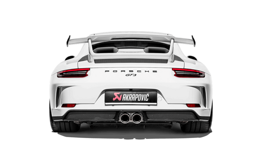 Akrapovic 2018 Porsche 911 GT3 (991.2) Slip-On Race Line (Titanium) w/Header/Link Pipes/Tail Pipes