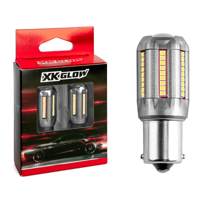 XK Glow 2pc White 1157 Auto Bulb