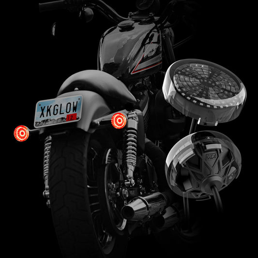 XK Glow Pro Series MotoTurnz - 1156 Bullet Style Rear