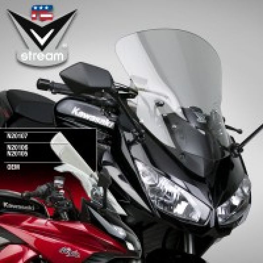 National Cycle 11-16 Kawasaki Z1000SX Ninja 1000 V Stream/ Wave Low Windshield-Clear Light-Tint