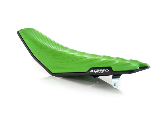 Acerbis 17-18 Kawasaki KX250F/ 19-20 KX250/ 16-18 KX450F X-Seat Soft - Green/Black