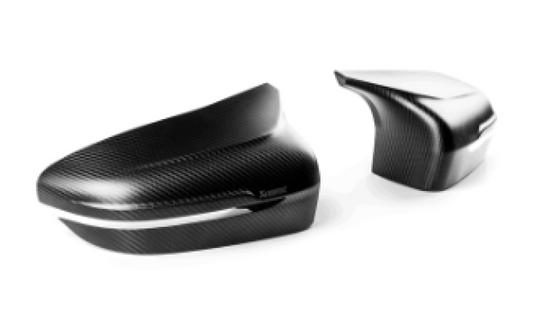 Akrapovic 2018+ BMW M5 (F90) / 2020 BMW M8 (F91/F92) Carbon Fiber Mirror Cap Set - Matte