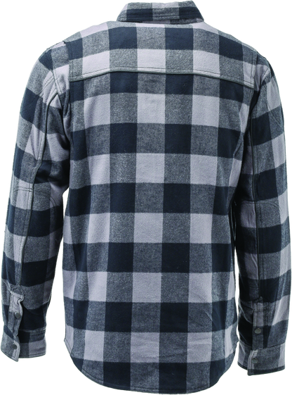 River Road Vise Flannel Moto Shirt - Large