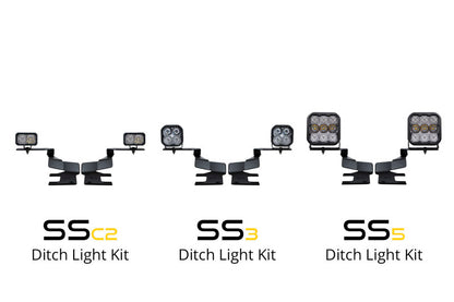 Diode Dynamics 17-22 Ford Super Duty Stage Series Backlit Ditch Light Kit