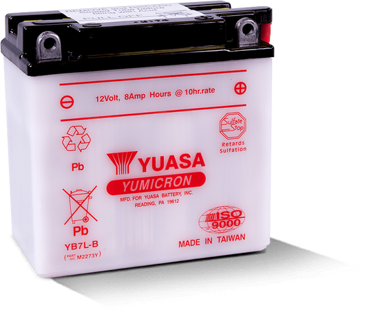 Yuasa YB7L-B Yumicron 12 Volt Battery