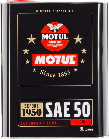 Motul Classic SAE 50 Oil - 2L