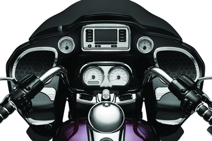 Kuryakyn Tri-Line Speaker Accents For Road Glide Chrome