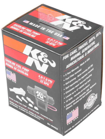 K&N Performance Electric Fuel Pump 4-7 PSI