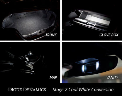 Diode Dynamics Mustang Interior Light Kit 15-17 Mustang Stage 1 - Blue