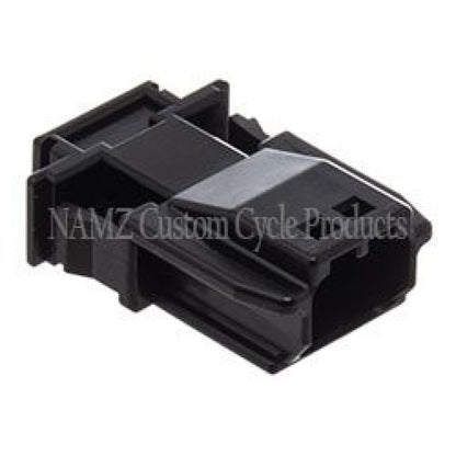 NAMZ JAE MX-1900 2-Position Male Black Pin Housing (HD 72905-11)