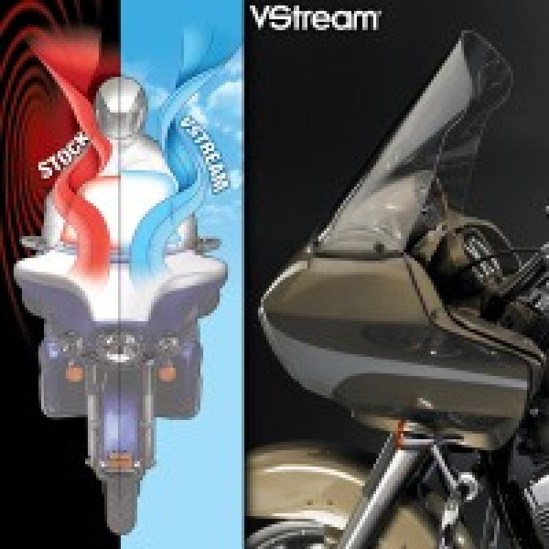 National Cycle 98-13 HD FLTR/X Roa Glide/FLTRU/FLTRUSE RoadGlide Ultra VS Tall Windshield-Clear