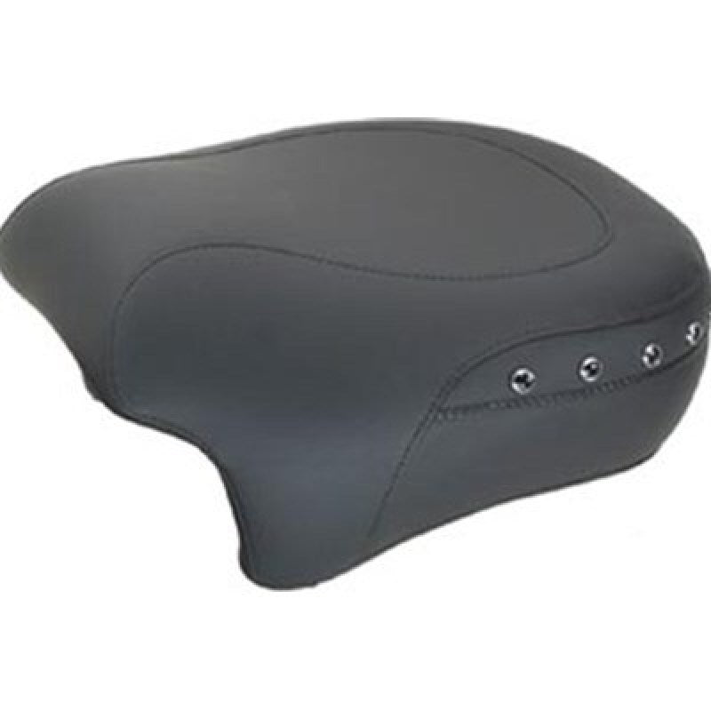 Mustang 08-21 Harley Electra Glide,Rd Glid, Rd King, Str Glide Tour Passenger Seat w/Studs - Black