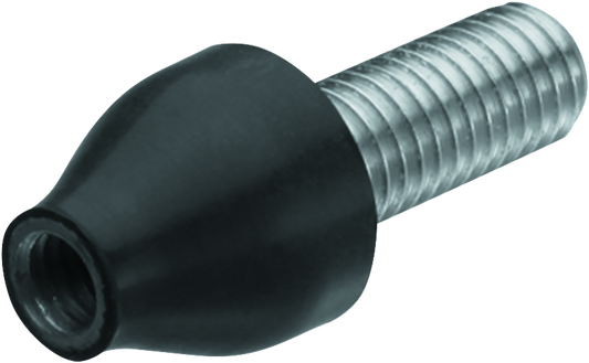 Kuryakyn Micro/Rhombus Replacement Rubber Adapter M8X20mm Threaded Stud Black