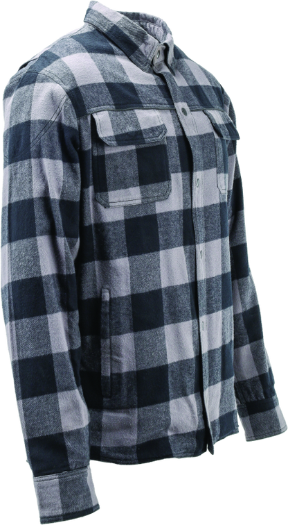 River Road Vise Flannel Moto Shirt - Large