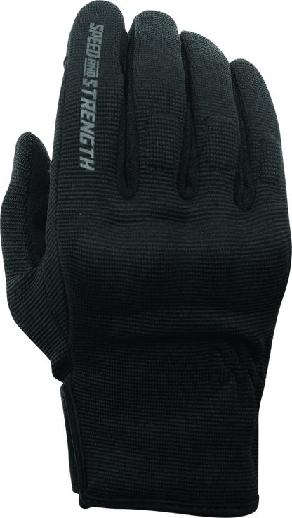 Speed and Strength Speed Society Gloves Black Womens -XS