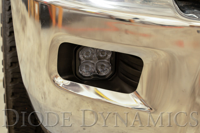 Diode Dynamics SS3 Ram Horizontal LED Fog Light Kit Sport - Yellow SAE Fog