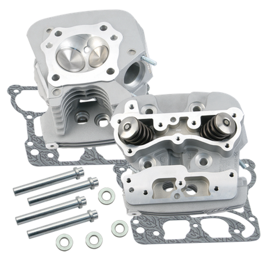 S&S Cycle 2006 Dyna Super Stock 91cc Cylinder Heads - Silver