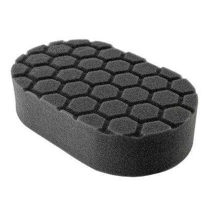 Chemical Guys Hex-Logic Finishing Hand Applicator Pad - Black - 3in x 6in x 1in