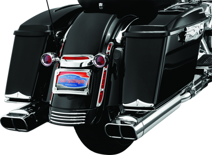 Kuryakyn Rear Fender Accents FLHX & FLTR Models Chrome