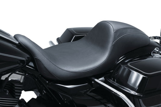 Mustang 08-21 Harley Electra Glide, Rd Glide, Rd King, Str Glide Hightail Fastback 1PC Seat - Black