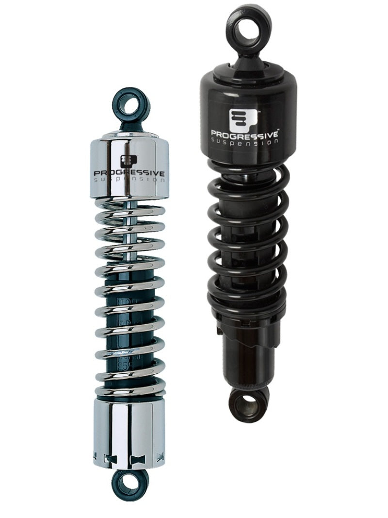 Progressive Harley 412 Series Shocks 14.0in - Black