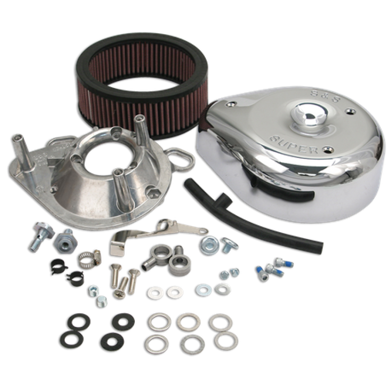 S&S Cycle 99-06 BT Teardrop Air Cleaner Kit for Super E/G Carb