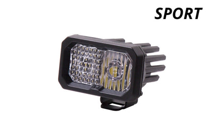 Diode Dynamics Stage Series 2 In LED Pod Sport - White Driving Standard WBL Each