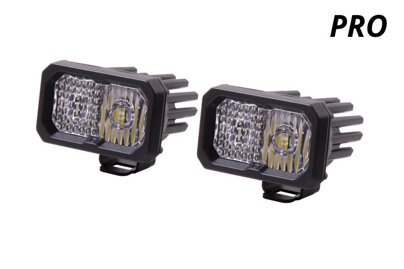 Diode Dynamics Stage Series 2 In LED Pod Pro - White Driving Standard ABL (Pair)